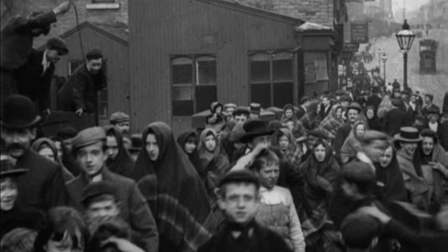 Watch Employees of Messrs Lumb and Co. Leaving the Works, Huddersfield ...